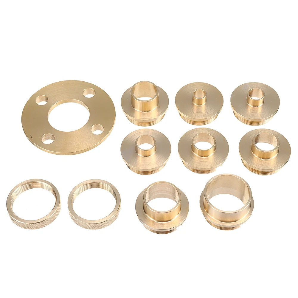 

10-30mm 11Pcs/Kit Metric Pure Copper Bushing Guides Premium Template Router Guide Bush With Box Perfect for Woodworking Tools