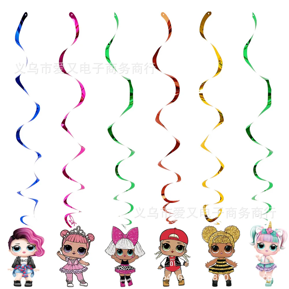 Купить Кукла-сюрприз LOL, украшение, тянущийся флаг, подвесной спиннинг, набор воздушных шаров, рождественские подарки Продажа Кукла-сюрприз LOL, украшение, тянущийся флаг, подвесной спиннинг, набор воздушных шаров, рождественские подарки