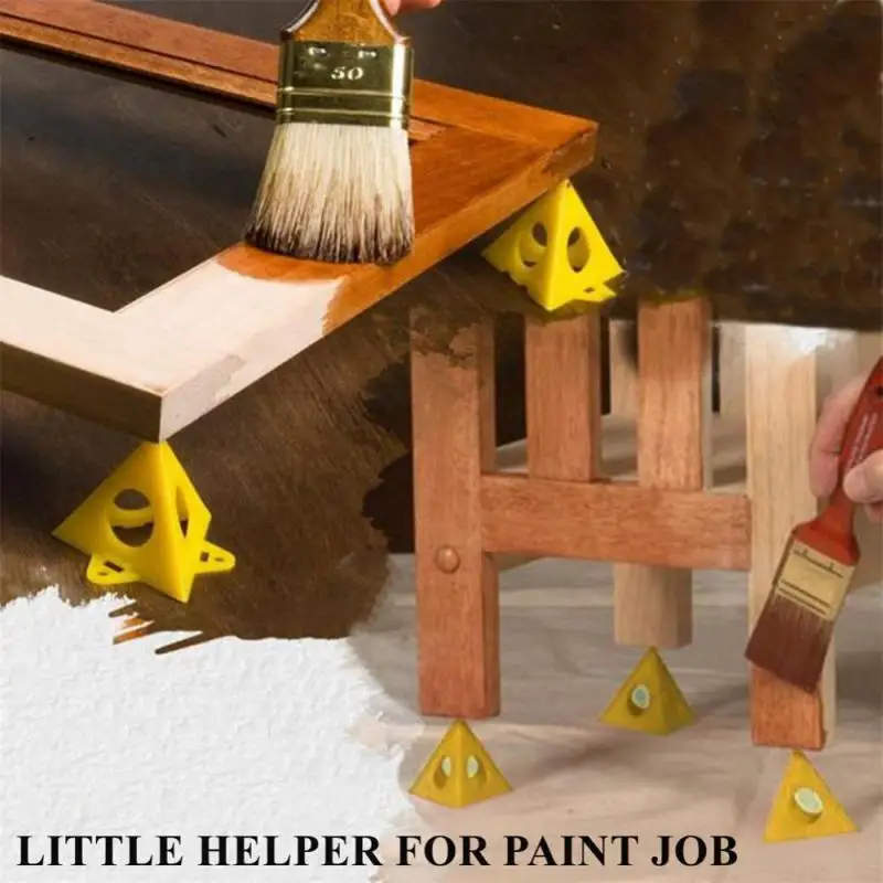 

10pcs Woodworking Paint Rack Tool Set Carpenter Paint Spray Rack Pyramid Bracket Mini Painting Auxiliary Triangular Paint Stands