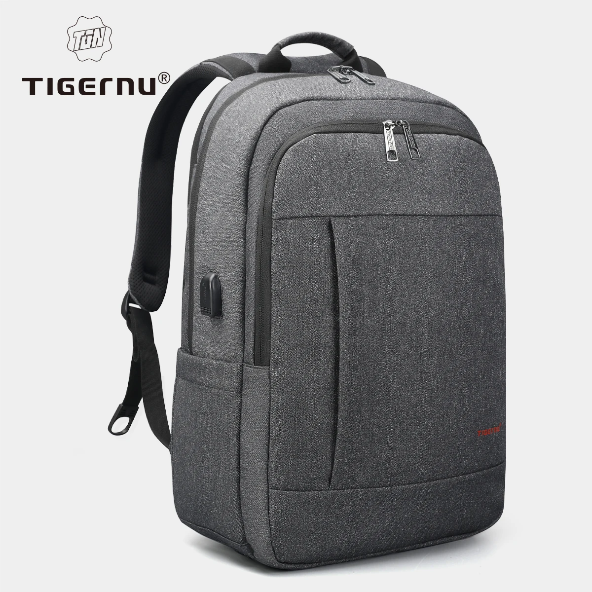 

Рюкзак Tigernu анти вор USB bagpack 15,6 до 17 дюймов ноутбук рюкзак для Для мужчин и мальчиков школьная сумка, мужские и женские дорожные сумки Mochila Биз...