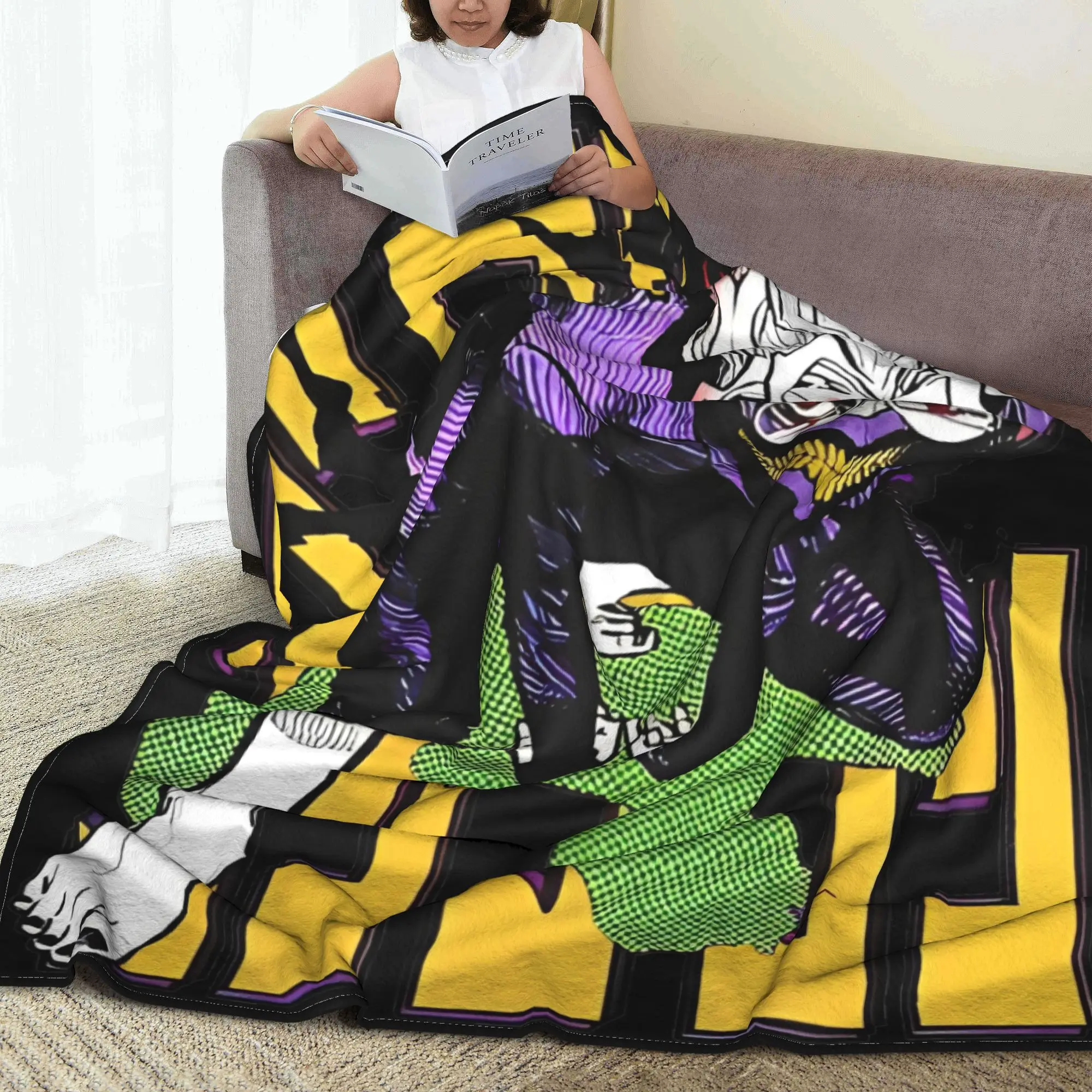 Dandadan аниме OkarunTurbo Babny одеяло с принтом для мужчин и женщин уютные мягкие пледы