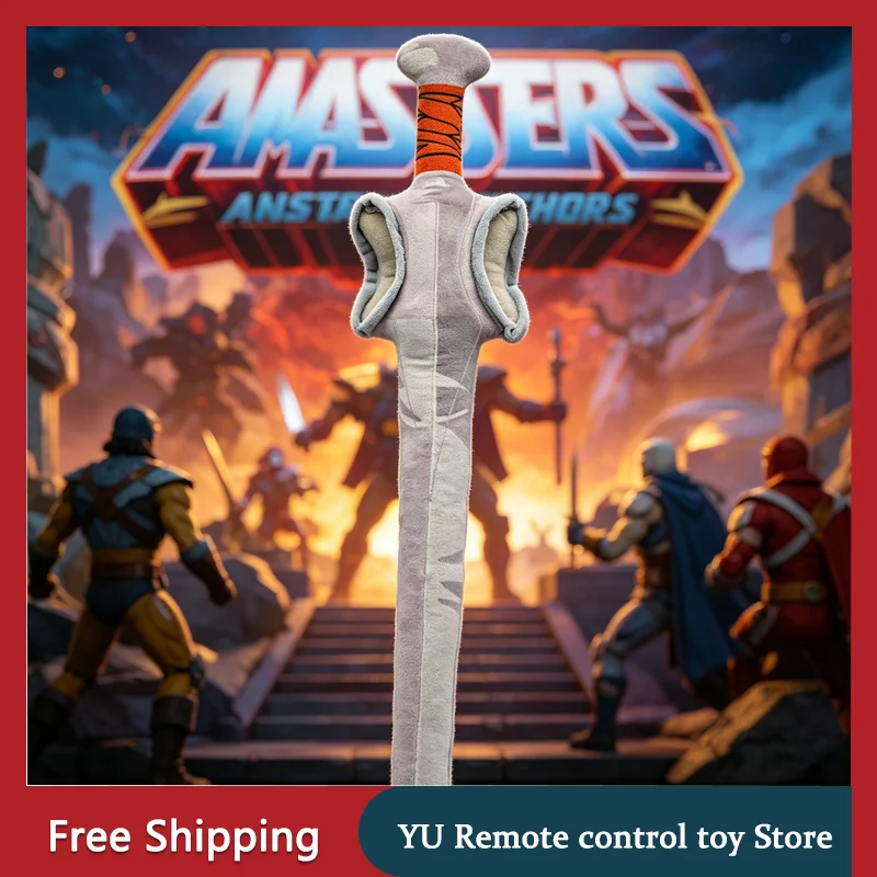 Фото Новая плюшевая игрушка He-Man Power Sword, мягкая коллекционная кукла, украшение, подарок на день рождения для фанатов №1