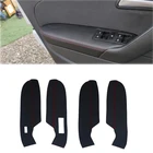Только крышка дверной панели седана из мягкой кожи для VW Polo 2011, 2012, 2013, 2014, 2015, 2016, крышка внутренней двери подлокотника, наклейка, отделка панели