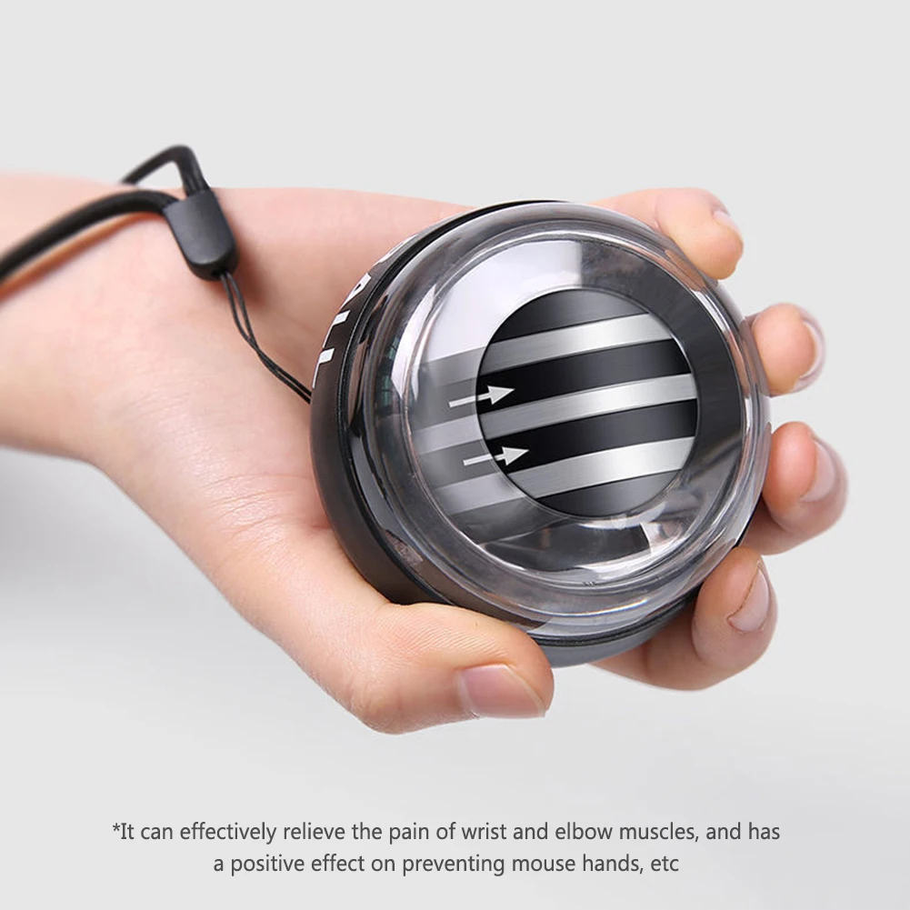 

LED Gyro Power Ball Muscle Relax Magnetic Gyro Ball Hand Trainer Self-starting Bodybuilding Sports Exercise Workout Equipment