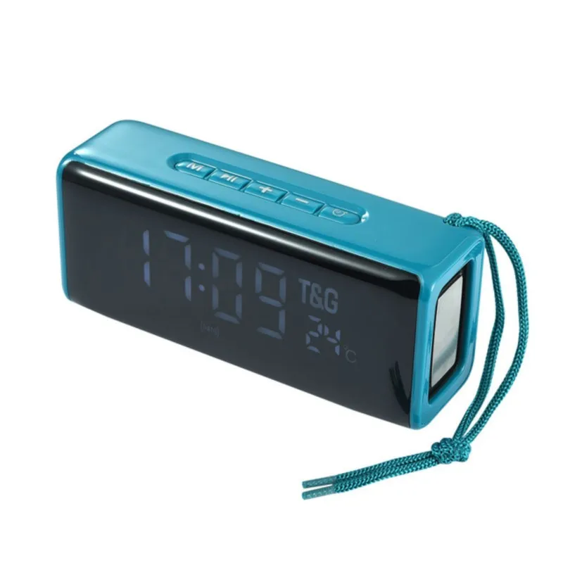Bluetooth-Колонка TG174, Беспроводная колонка, звуковая система, Настольный будильник, функция сабвуфера, бумбокс