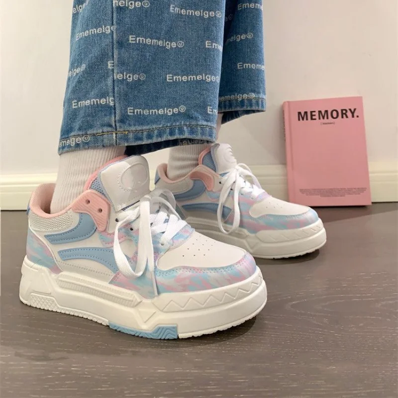 SHANPA Colorful Casual Shoes for Women 2023 Summer New Students All-match Original Korean Fashion Sneakers Zapatillas Mujer