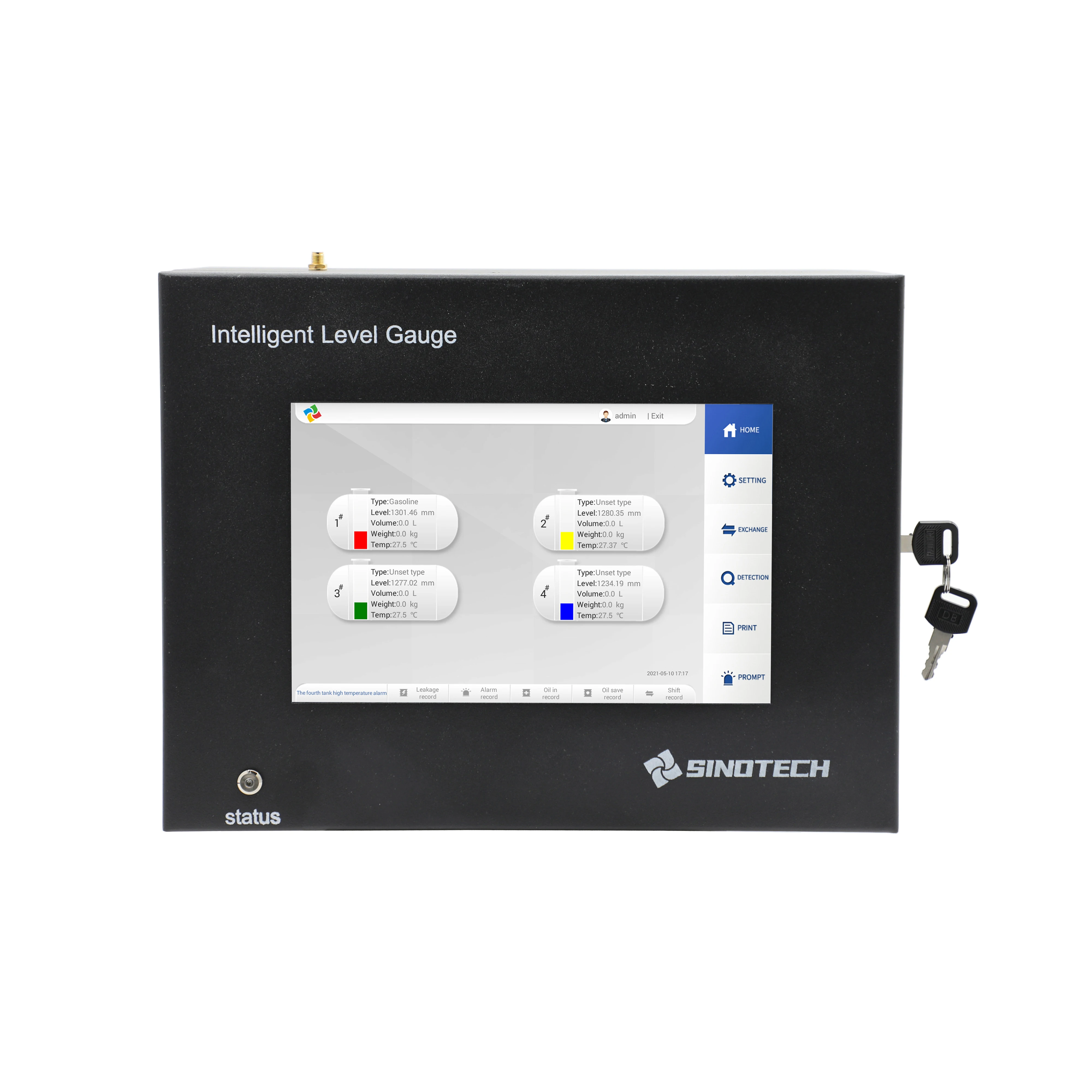 

Service Gas Station Equipment Oil Tank Level Automatic Tank Gauge Console