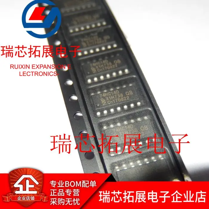 

30 шт., оригинальный новый логический чип 74HC14D 74HC140, разъем SOP14