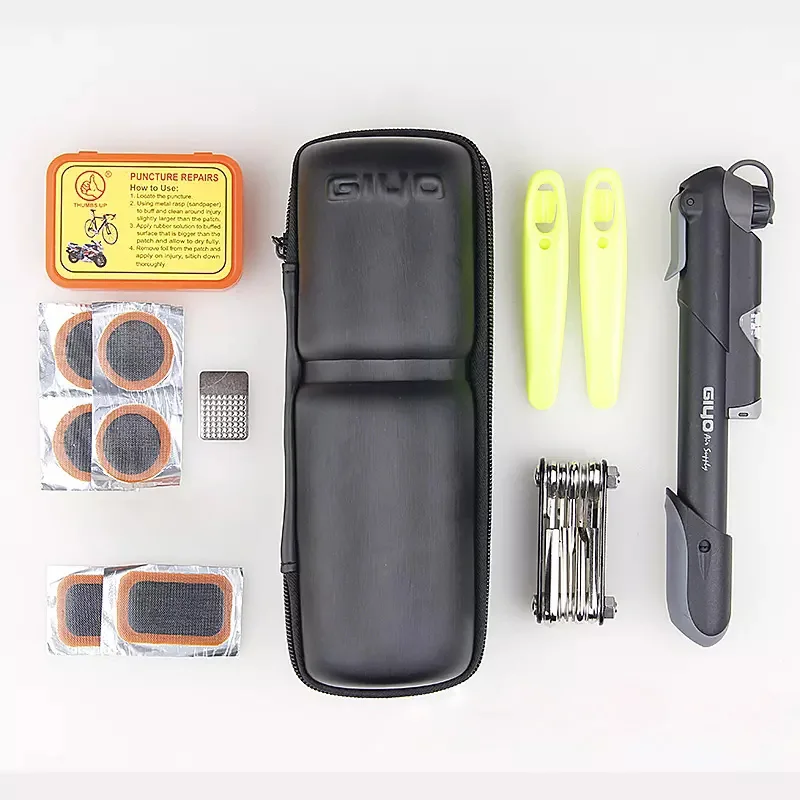 

5 Sets MTB Portable Bag Bicycle Emergency Repair Tool Set Tire Pump Inflator Bike Repair Tool Set Tire Patch Bicycle Accessories