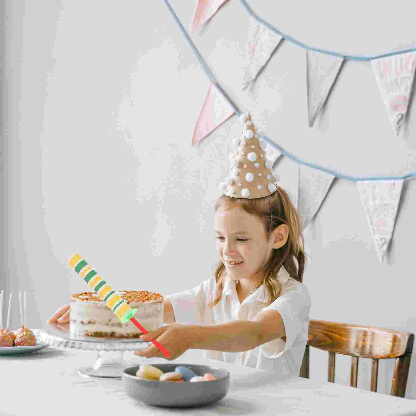 6 шт. игрушки для вечеринок детский мигающий наполнитель бумажный меч фликеры