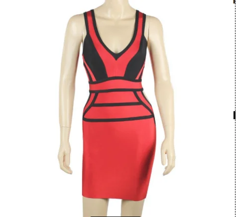 Распродажа по акции! Женское Бандажное платье с открытыми плечами синее