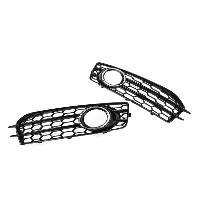 

Car Front Bumper Fog Light Mesh Grille Accessories For A3 8P 2009-2013 8P0807682D Fog Lamp Honeycomb Grille Covers
