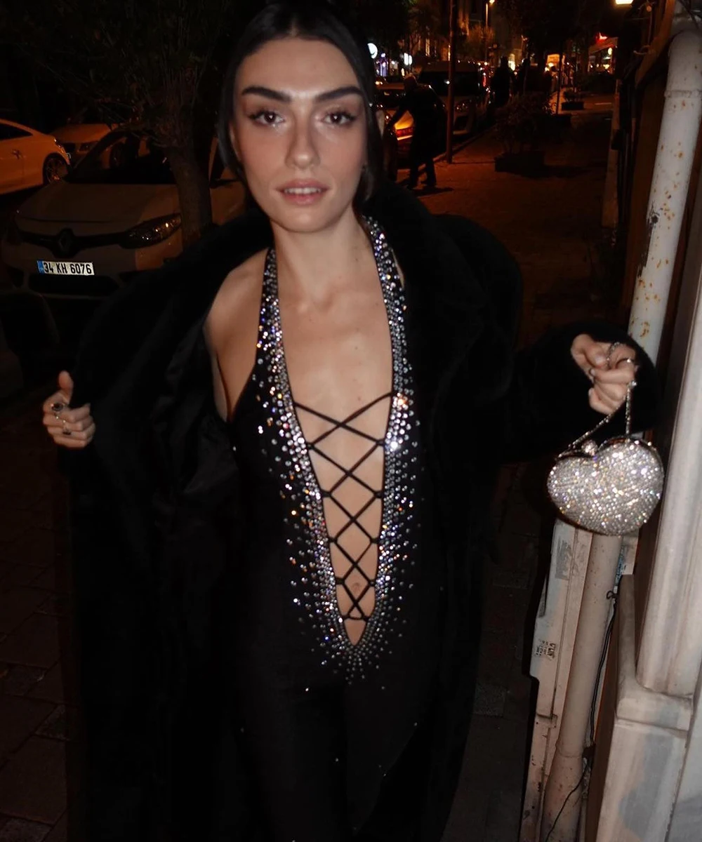 New Summer Fashion Women Sexy Black Bodysuits Backless Tight Bandage Jumpsu...