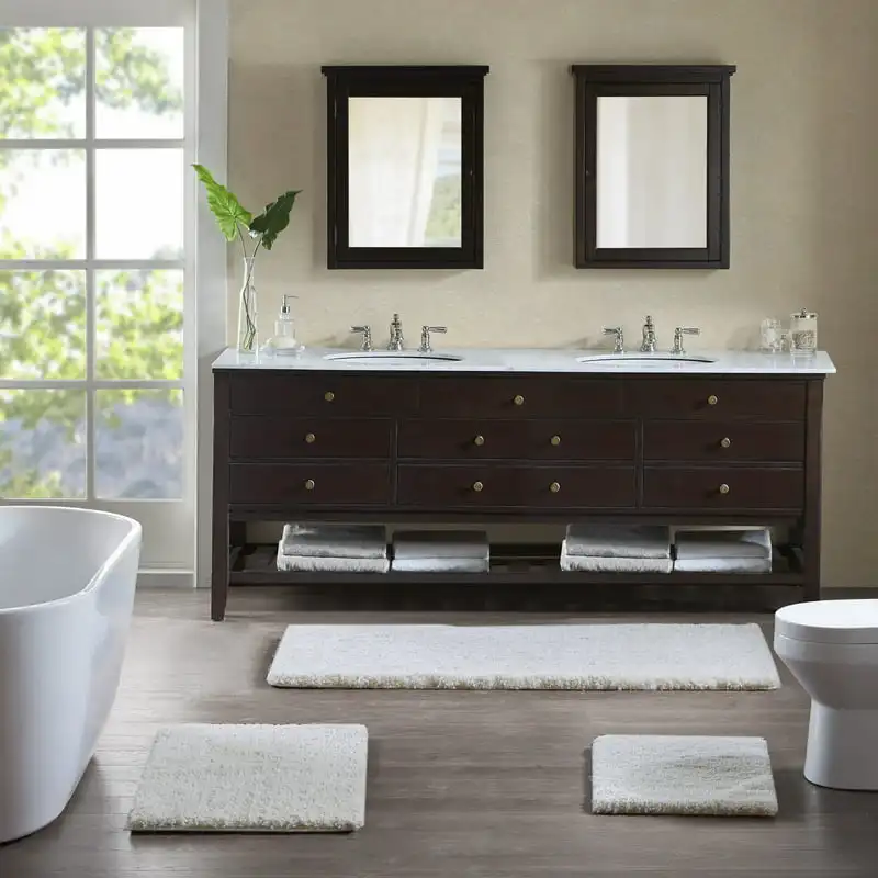 

Regal Solid Tufted Durable Bath Rug Collection