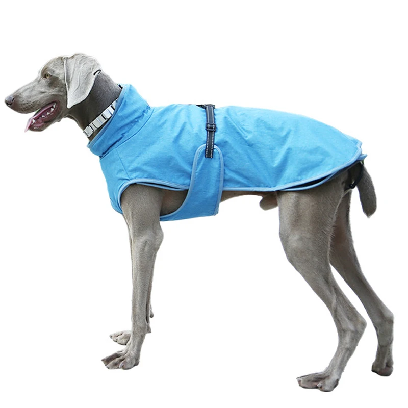 

Winter Dog Jacket for Large Dogs Detachable Two-Piece Waterproof Outdoor Dog Coat Warm Fleece Snow Suit Pet Clothes for Hiking
