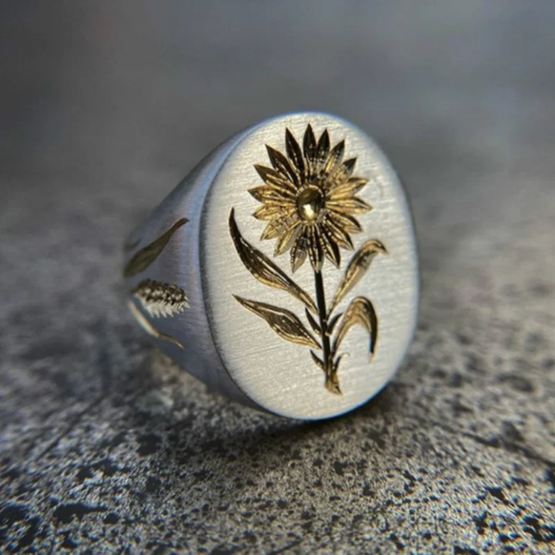 

Fashion, Europe, America, Exaggerate Personality, Retro Eagle Head Ring, Female Style, Various Temperament, Ring