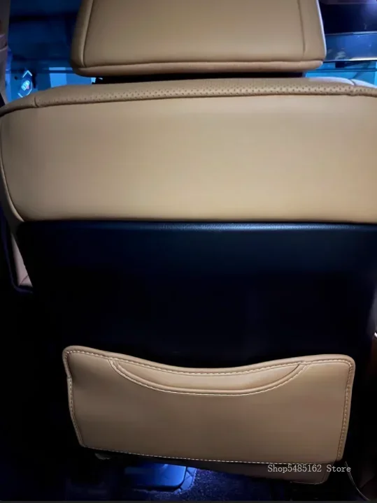 For Lexus NX200 RX300 2015-2024 PU Leather Anti-Child-Kick Pad Car Waterproof Protector Cover Auto Anti Mud Dirt Accessories