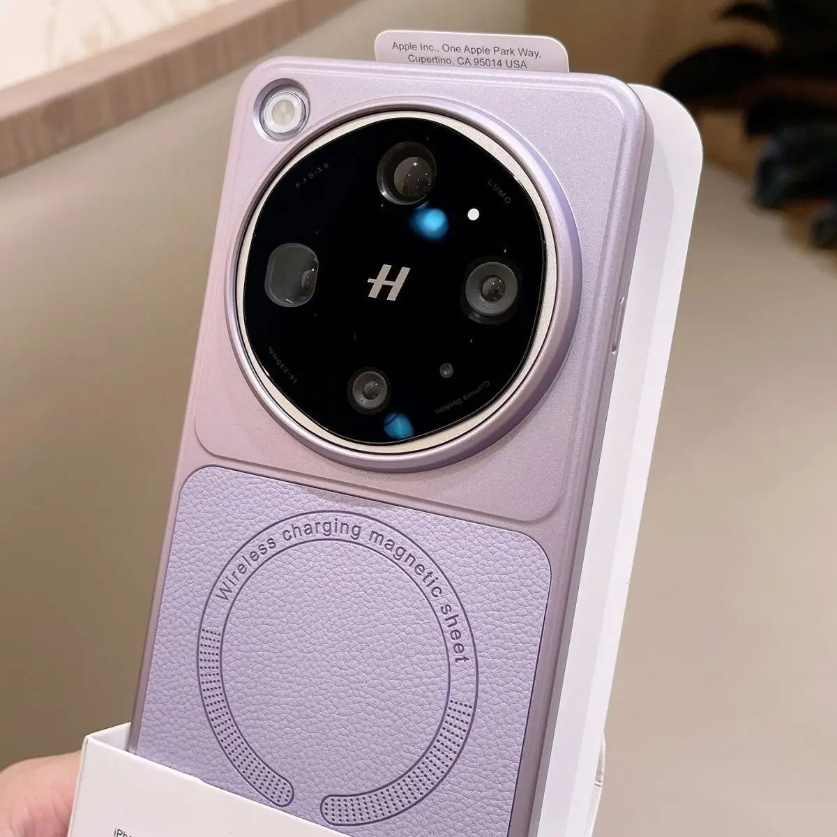 Фото Чехол для OPPO Find X9 Ultra Pro, роскошный, с магнитной застежкой, ультратонкий, с текстурой личи, приятный на ощупь, бампер-футляр для OPPO Find X9 Pro №3