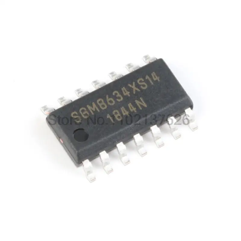 100% Оригинальный оригинальный sgm8634xs14/tr soic-14 rail to CMOS рабочий усилитель - купить по