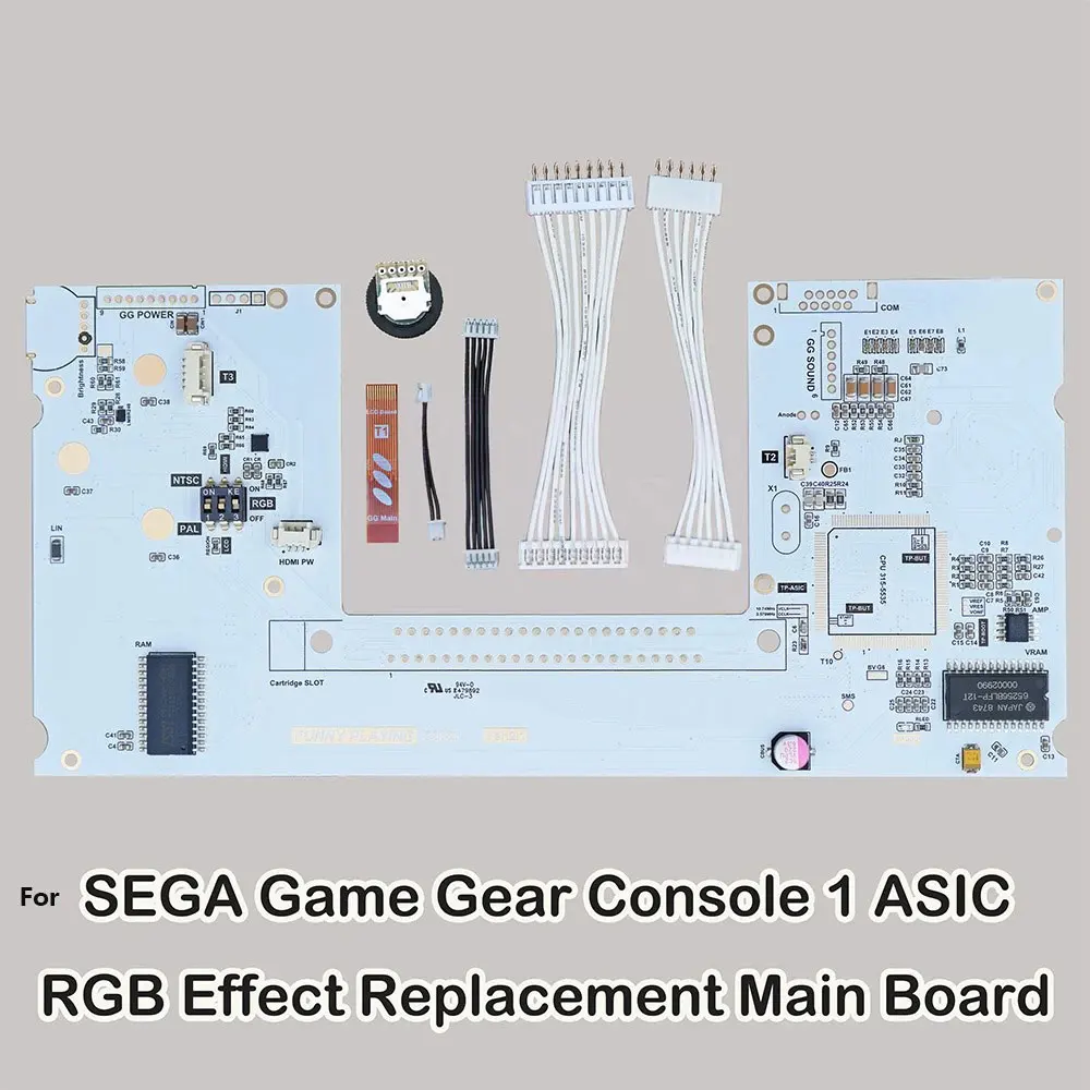 Фото Материнская плата для Sega Game Gear GG с низким энергопотреблением, без процессора, совместимая с RGB-подсветкой GAME GEAR, совместимая с экраном высокой яркости. №2