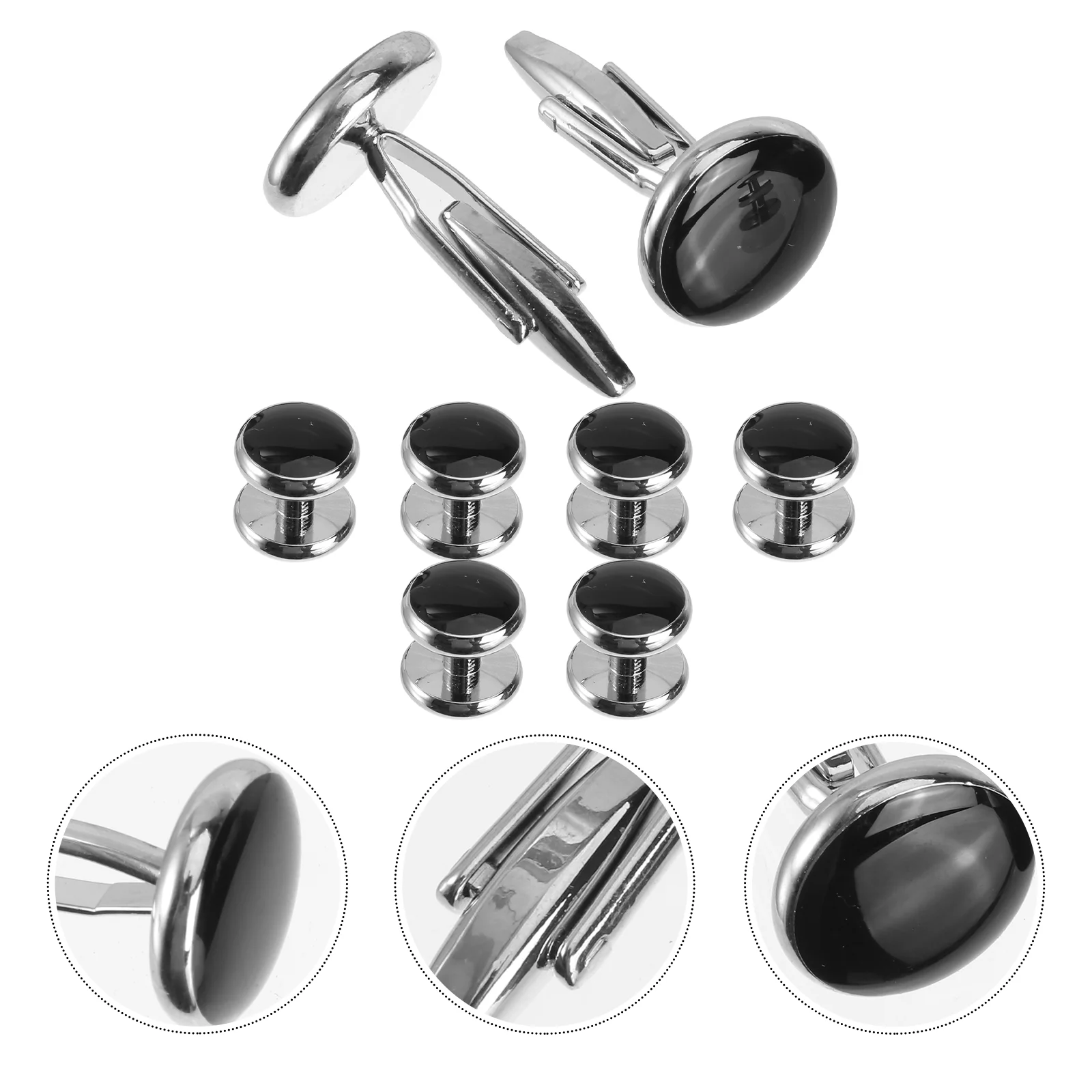 

Suit Button Cufflinks Gentleman Studs Drip Decors Male Jewelries Fashionable Elegant Office Separates Men