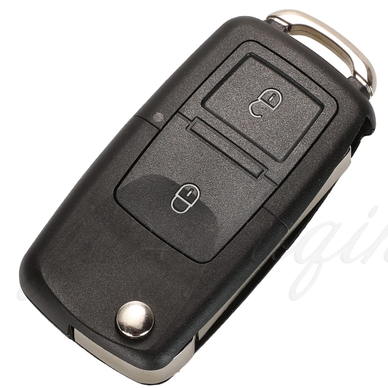 

Jingyuqin HU49 лезвие ключа автомобиля оболочки для Фольксваген Гольф Сантана Джетта 3 кнопки флип ключи чехол Брелок Замена