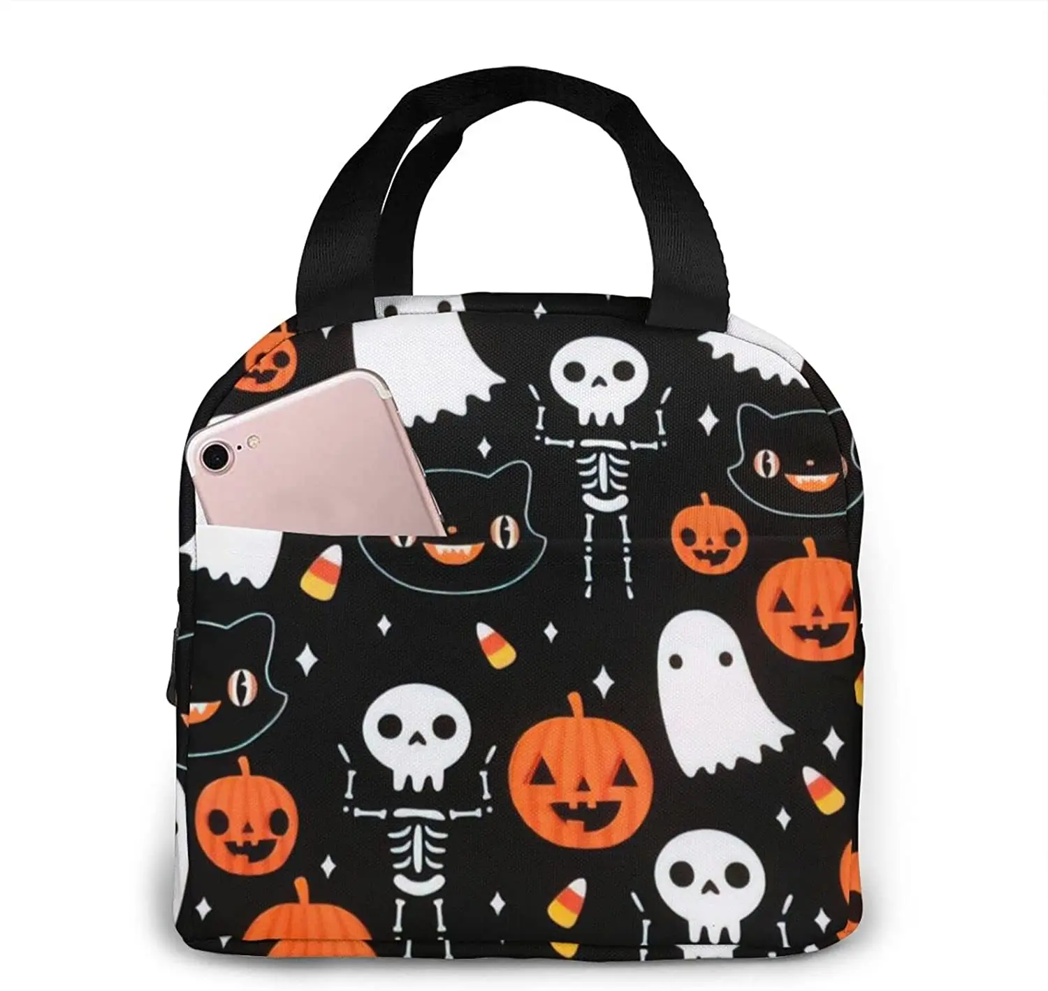

Lunch Bag Double-Layer Insulated Lunch Box Bag Waterproof and Leak-Proof Ice Bag Picnic Bag Reusable Men and Women Portable