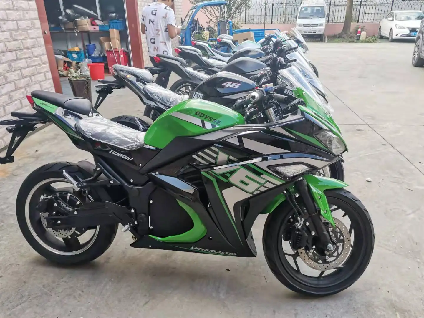 Wuxi High Speed Дешевый электрический мотоцикл для взрослых мотоцикла3000W на продажу
