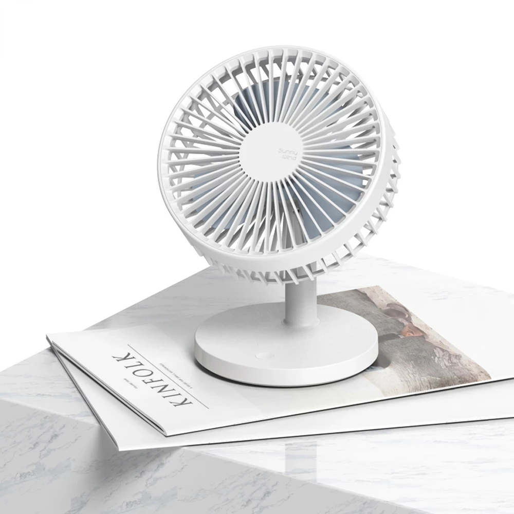 xiaomi Youpin 3Life 202 Desktop Mute Fan USB Charging Mini Portable Handheld 2000mAh Battery Capacity Low Noise Strong Wind |