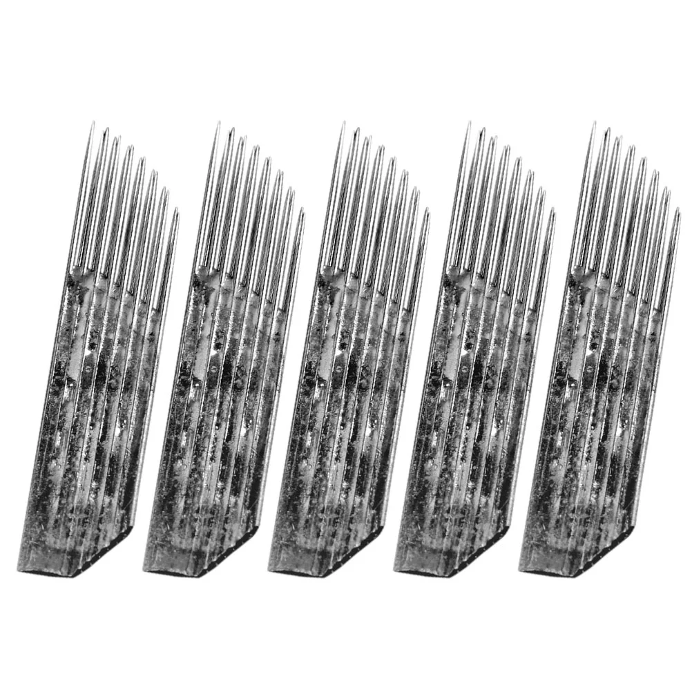 

50pcs Blades Single Arc Double Row 15 Eyebrow Needle Make-up Blades Microblading Pen