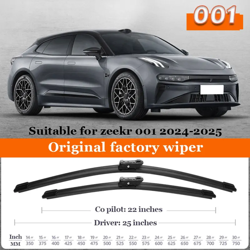 

Для ZEEKR 001 2024 2025 автомобильные щетки стеклоочистителя переднего стекла щетки щетки резак товары авто внешние аксессуары оригинальные
