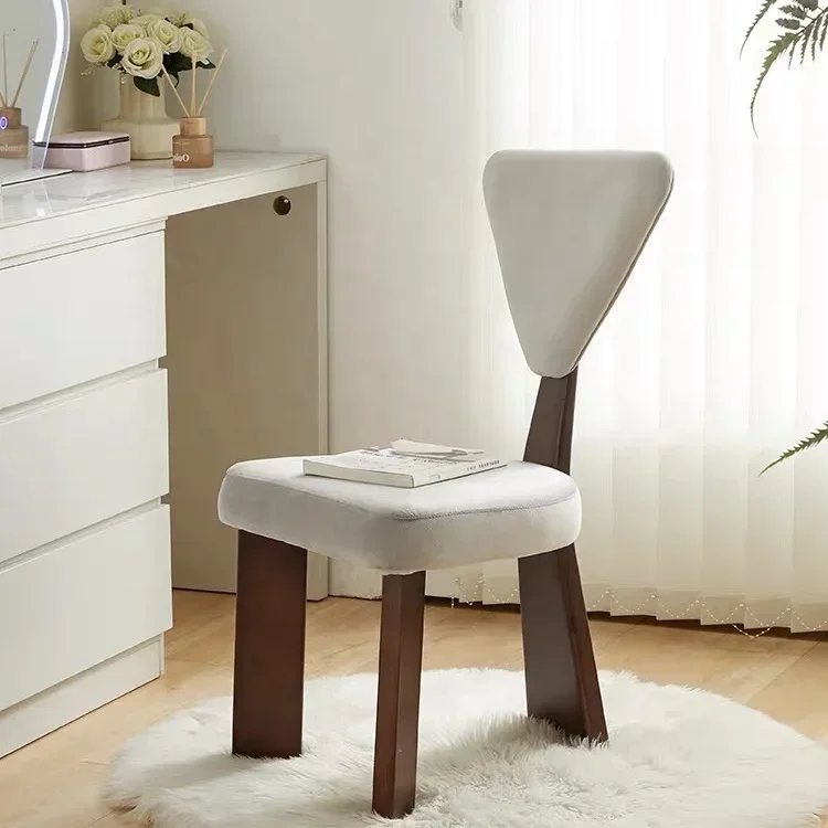 Винтажный американский стиль тканевый деревянный каркас стул для кафе ресторана