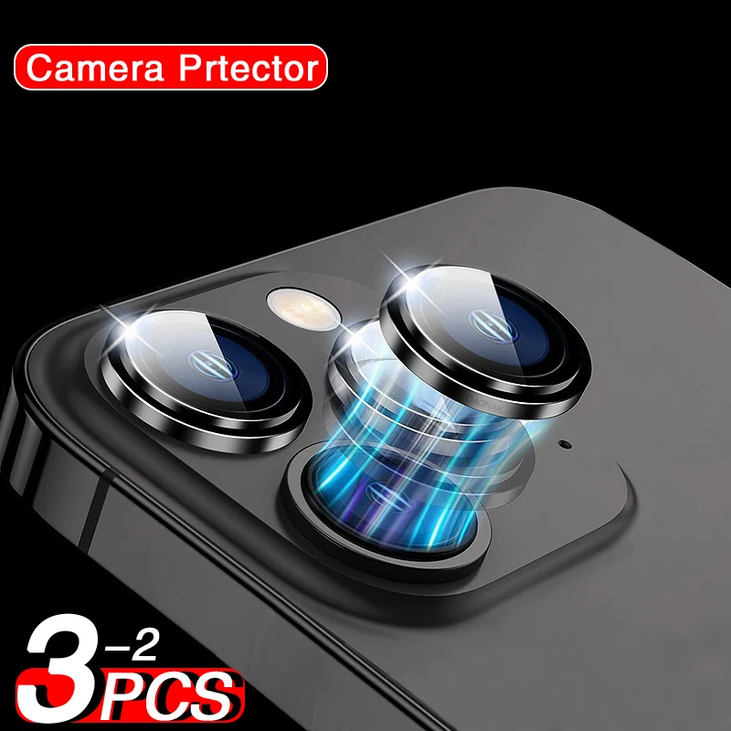 

Full Cover Metal Frame Glass Camera Lens Protector For iPhone 13 12 Mini Lens Glass For iPhone 11 12 13 Pro Max Camera Protector