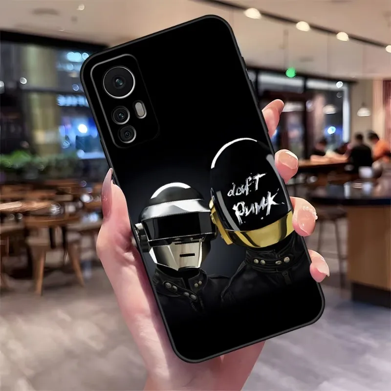 Rock Music Daft Punk Helmet Phone Case for Xiaomi 13 12 11T 9 11 10C 9T 8 9SE 11i Lite Ultra Note10 Poco F3 4 M3 Pro Back Covers images - 6