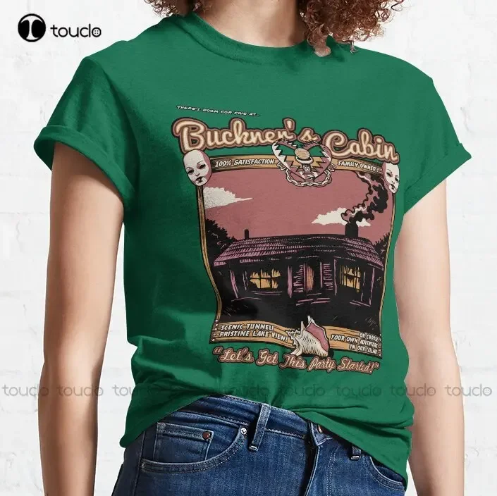 Buckner'S Cabin Joss-Whedon In The Woods Evil Dead Классическая футболка Мужская забавная Подарок на