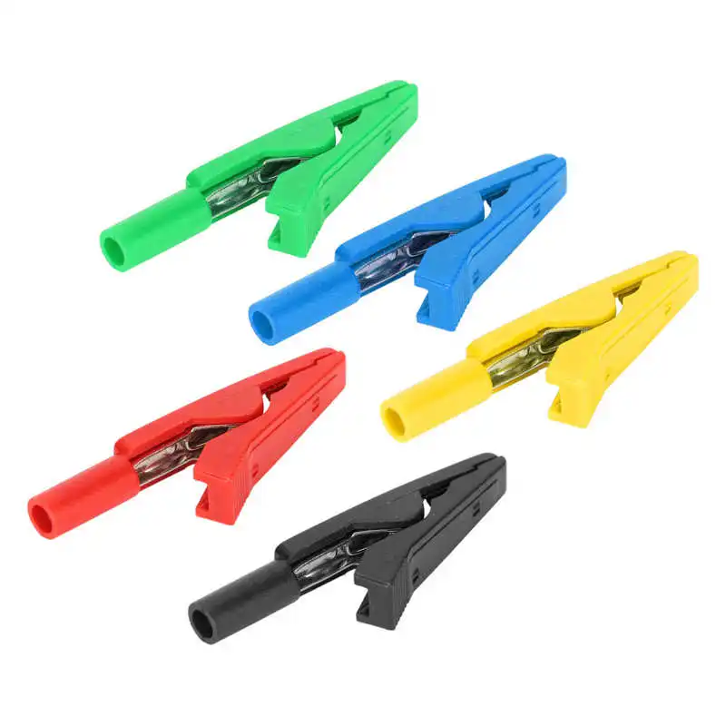 

Wire Test Clip Battery Cable Clamp 2mm Banana Jack for Ships RVs Trucks Cars