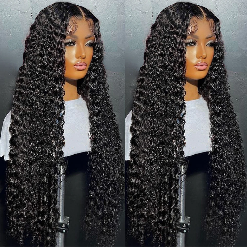 40inch Water Wave Curly Lace Frontal Wigs 13×4 13×6 HD Deep Wave Lace Frontal Wig 360 Full Human Hair Wigs For Women On Sale 40inch Water Wave Curly Lace Frontal Wigs 13×4 13×6 HD Deep Wave Lace Frontal Wig 360 Full Human Hair Wigs For Women On Sale