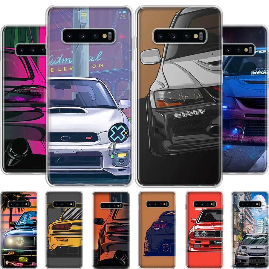 

JDM Sports Cars Japan Phone Case For Samsung A71 A70 A51 A50 5G A41 A40 A31 A30 A21S A20E Galaxy A11 A10 A9 8 7 6 Plus A80 A90 C