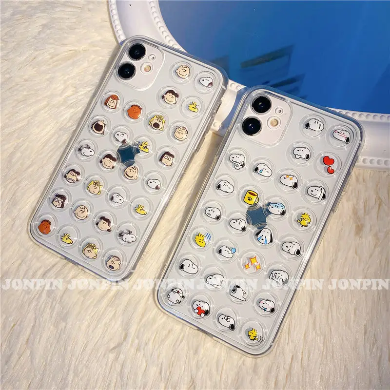 

Snoopy Silicone Decompression Phone Case for Iphone 11 12 13 Pro Max 11pro 11promax 12pro 12promax 13pro 13promax Phone Case