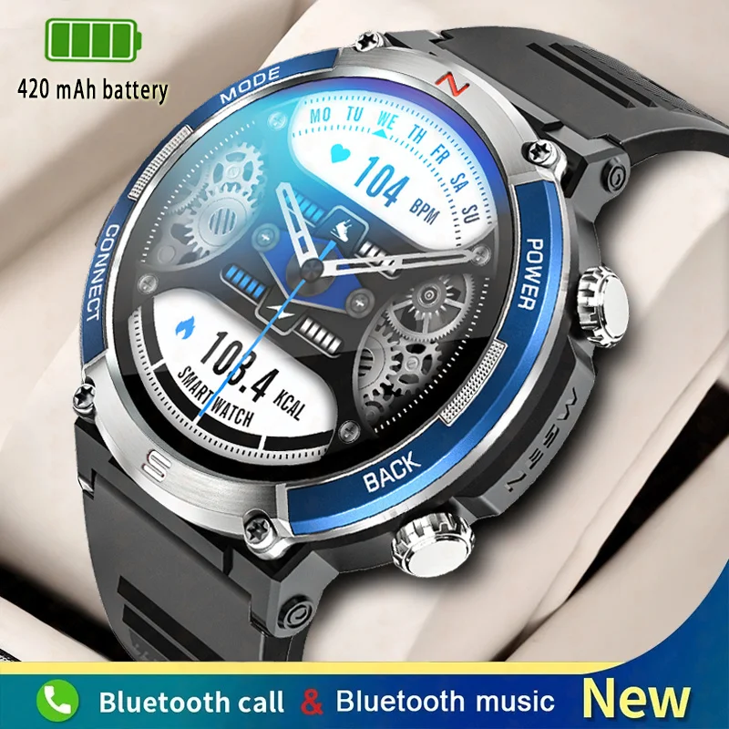

IP68 Waterproof Outdoor Sports Smart Watch Men Fitness Tracker 1.52 inch 420mAh Big Battery Watch Bluetooth Call Smartwatch 2023