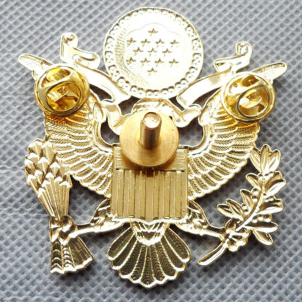 ЗНАК АРМИИ США ВТОРОЙ МИРОВОЙ ВОЙНЫ ОФИЦЕР ВОЗДУХА ОРЕЛ КРЫЛЬЯ КЕПКА ЗНАКИ КОКАДА ЗОЛОТОЙ (art.: 3920d41a129be) - 3920d41a129be