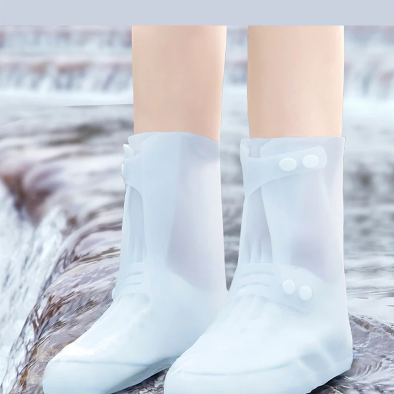 

Rain Shoes Cover Silicone Rain Boots Waterproof Shoes Cover Children's Outdoor Rain Shoes Thickening Anti Skid