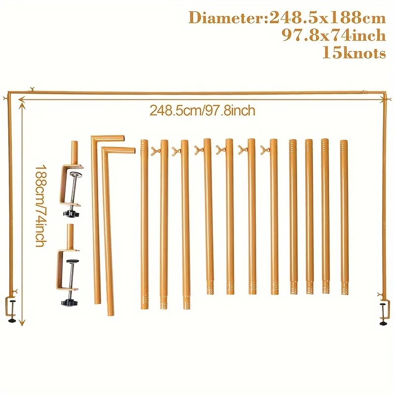 

Регулируемая металлическая арка для декора 46-98 дюймов