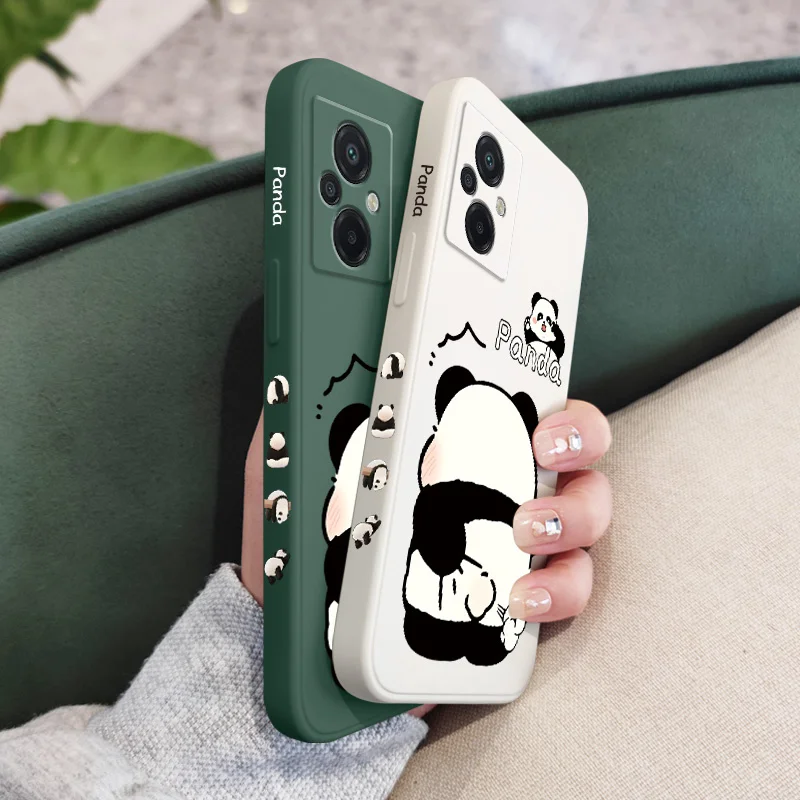 Силиконовый чехол Tickle Panda для Xiaomi Poco M6 X6 F6 M5 M5S F5 X5 F4 X4 M4 F3 M3 X3 F2 Pro X2 C40 4G