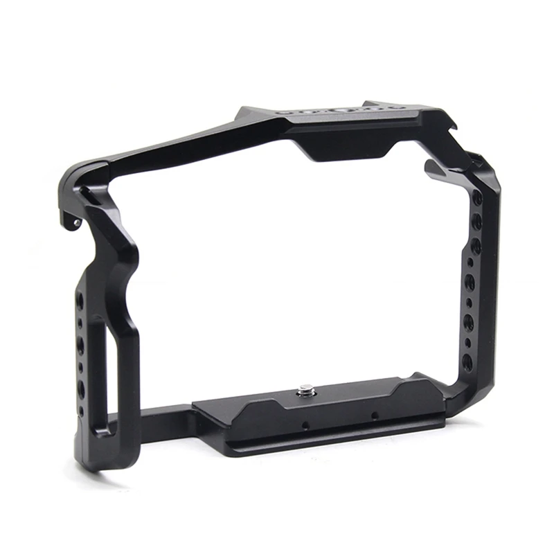 

Camera Cage Built-In Arca-Swiss Quick Release Plate With 1/4 Thread Holes For Panasonic LUMIX GH6