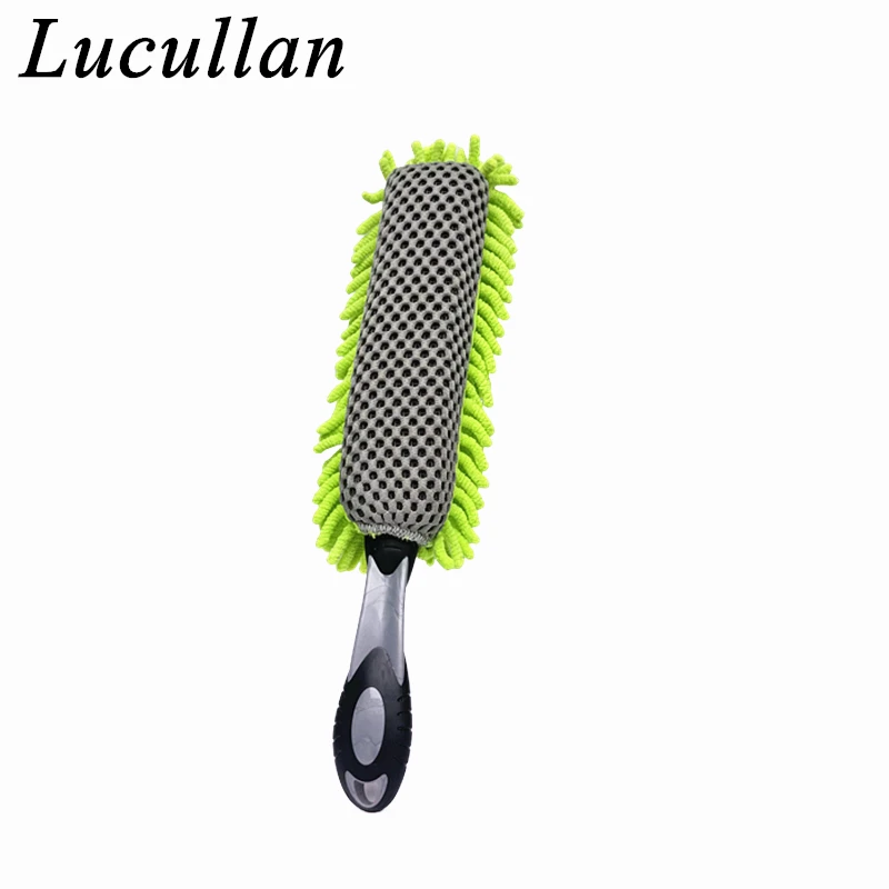 

Lucullan гибкая внутренняя щетка для пыли с микрофилером из синели для автомобилей и домашнего использования