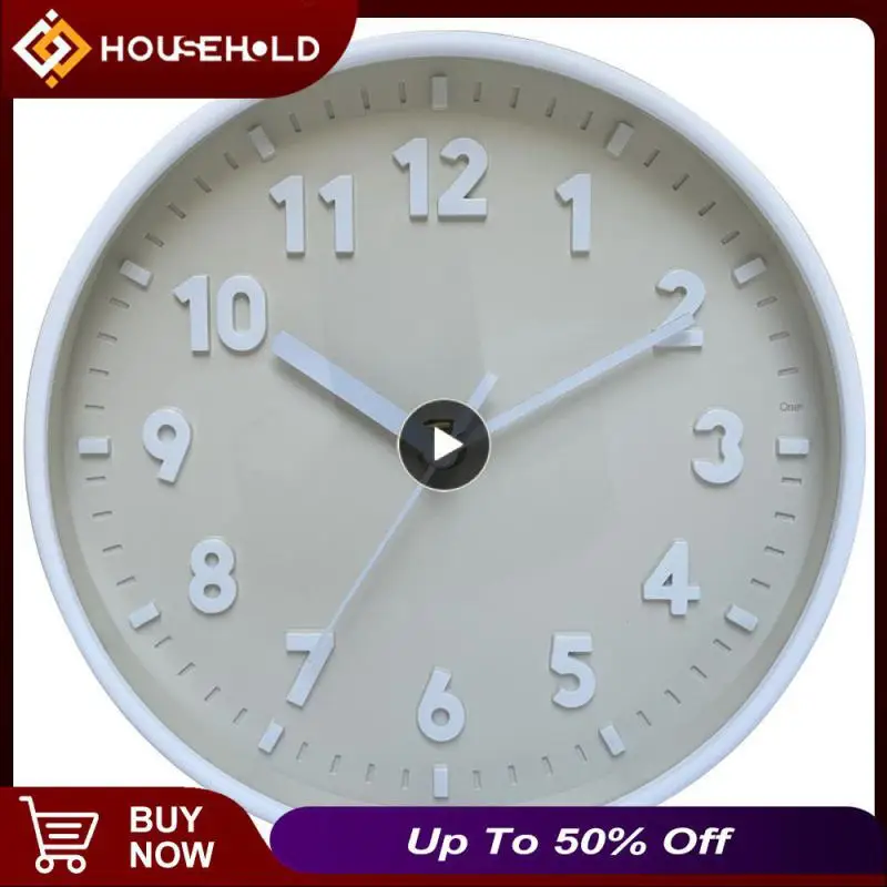 

Durable Large Wall Clock For Home New Wall Clock Simple Style Living Room Clock Home Decoration Tools Wall Mounted Mute Clock