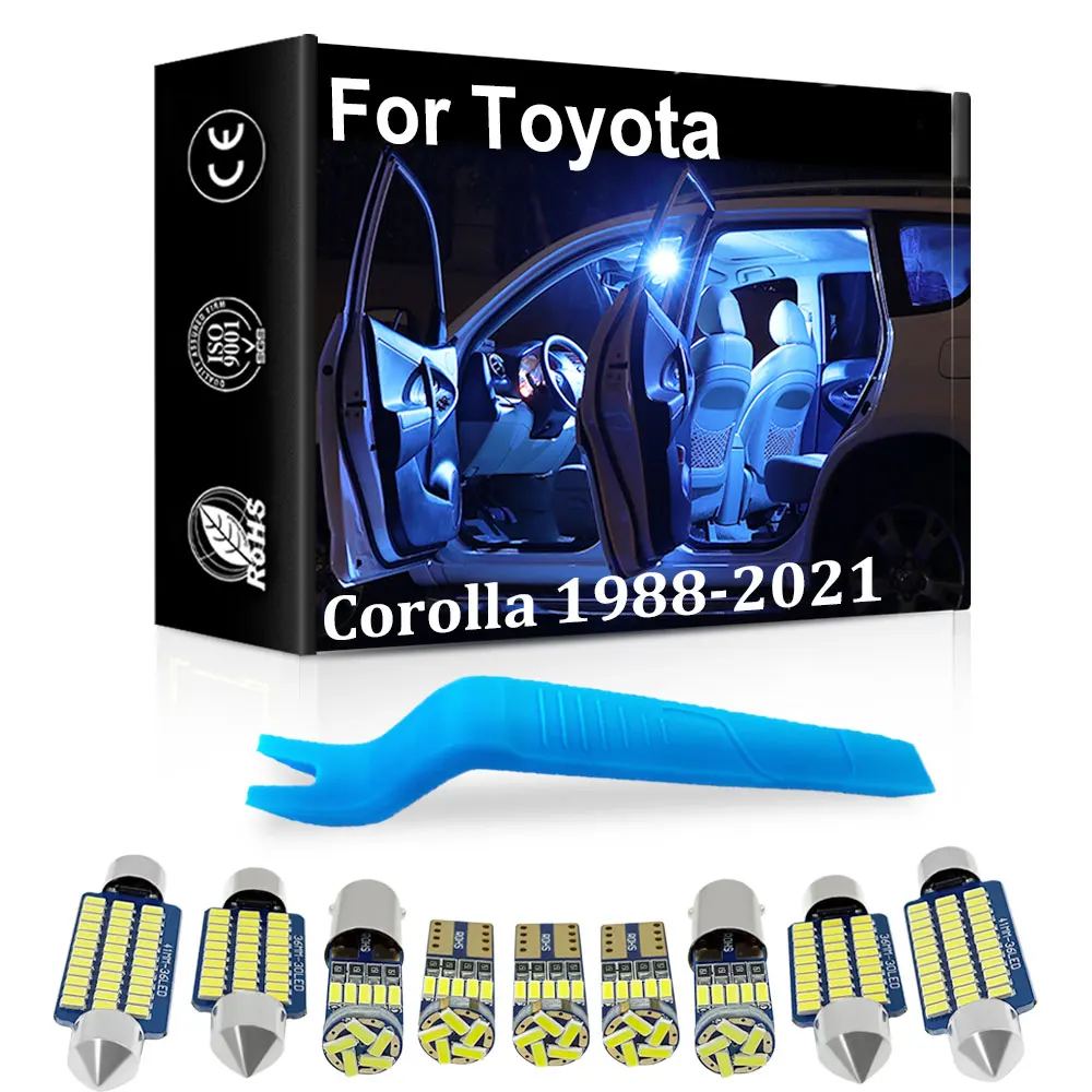 

Vehicle Canbus Interior LED Light For Toyota Corolla E15 E18 E150 E180 1988-2021 Car Indoor Lamp Accessories Auto Parts
