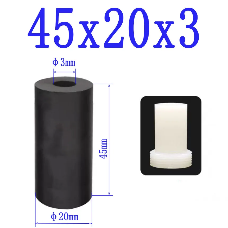 Насадка для пистолета пескоструйной обработки из карбида бора, наконечник воздушного пескоструйного станка 45x20x3/4/5/6/7/8/9/10/12 мм