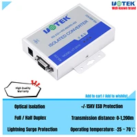industrial rs 232 to rs 485 rs 422 converter rs485 rs422 to rs232 adapter db9 connector isolated esd lightning surge protection